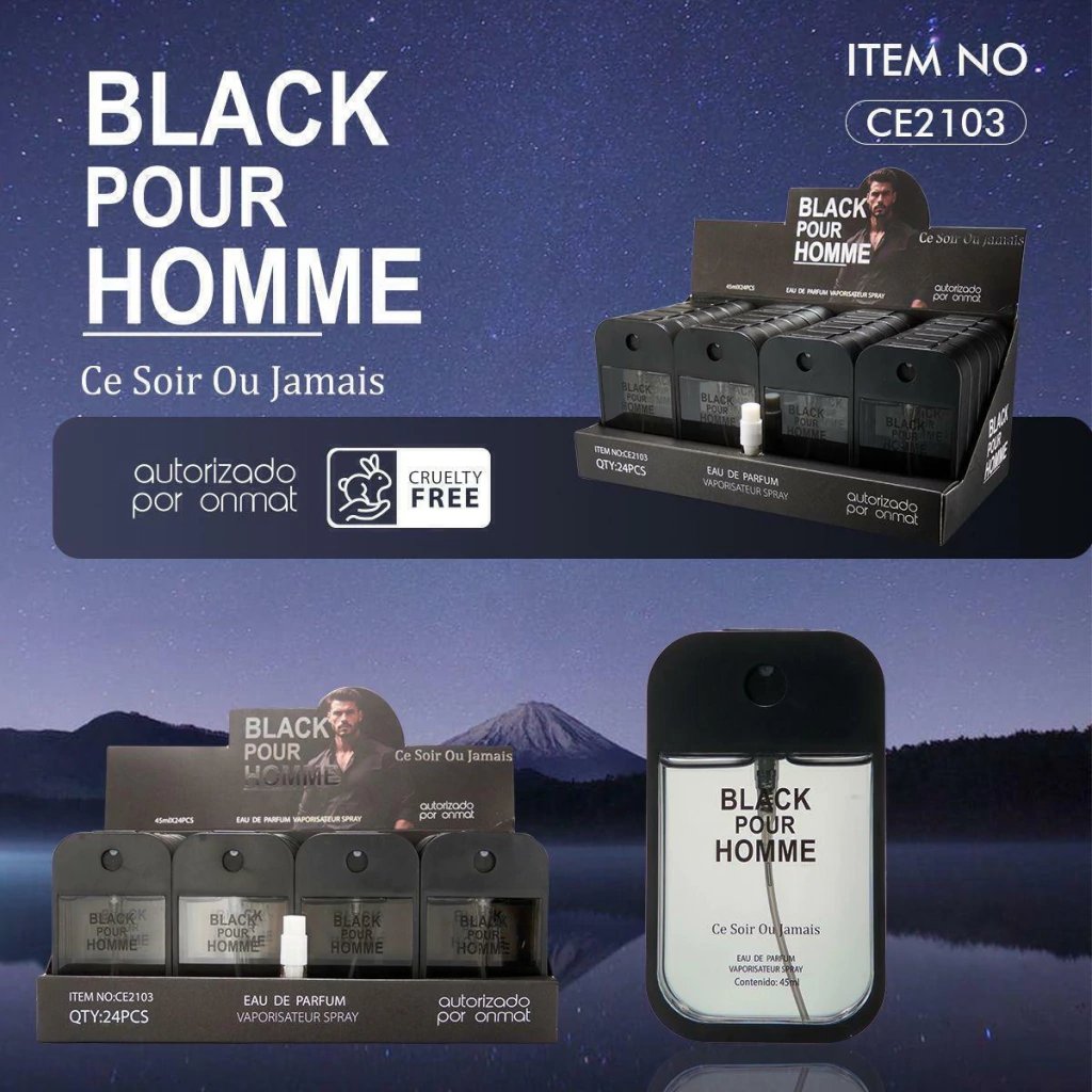 Miniatura 2 de Perfume de cartera Black pour Homme 45ml